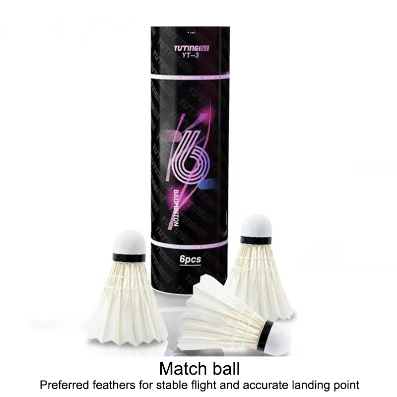 3/6Pcs White Goose Feather Bad - đánh giá và giá Badminton Shuttlecock