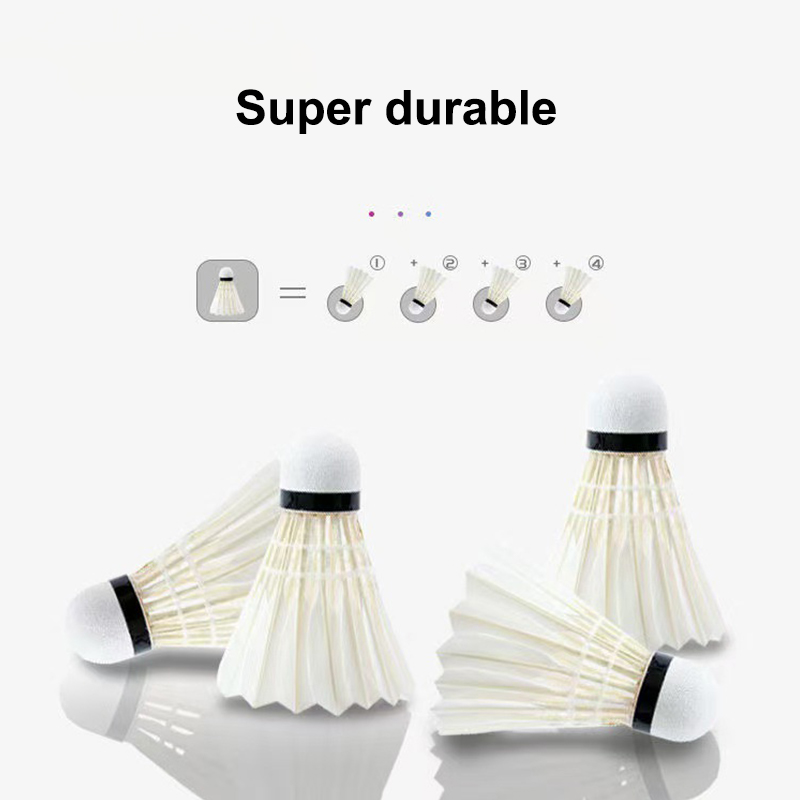 3/6Pcs Badminton Balls Shuttle - đánh giá và giá Badminton Shuttlecock