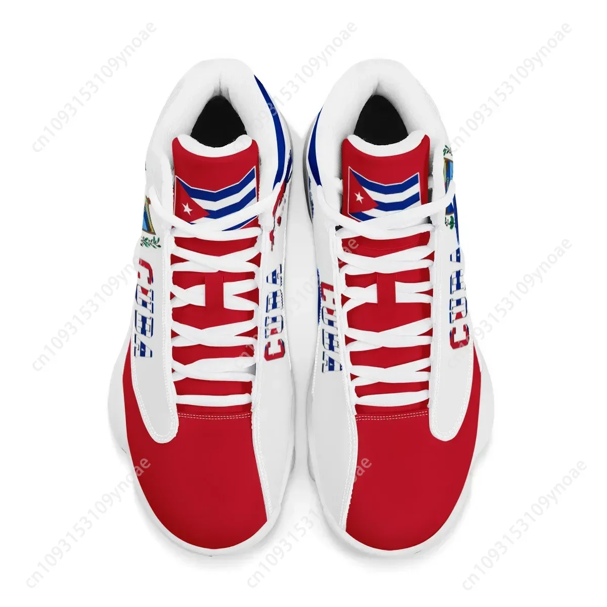 CUBA Flag Print Cool Men Baske - đánh giá và giá Badminton Shoes Men