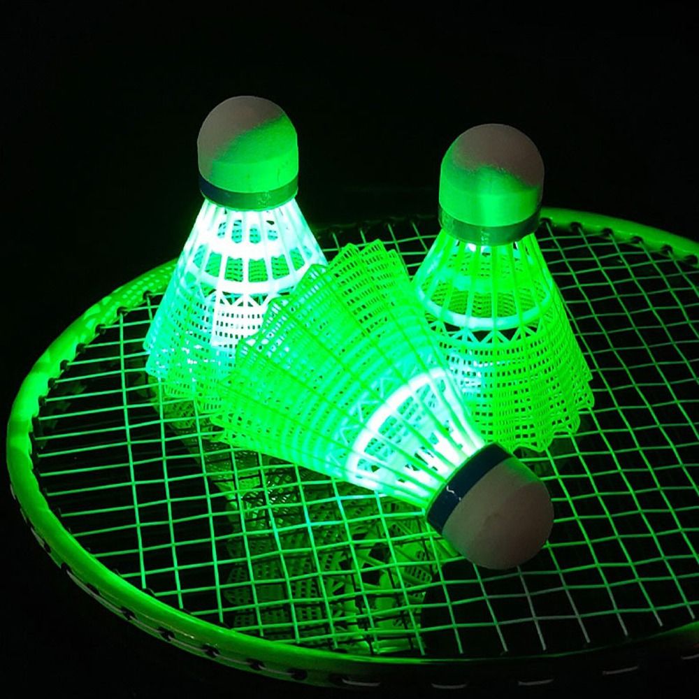 Light-up LED Badminton Glowing - đánh giá và giá Feather Shuttlecock