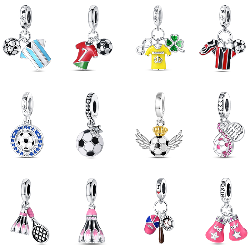 Fashion 925 Silver Football Je - đánh giá và giá Badminton Jersey